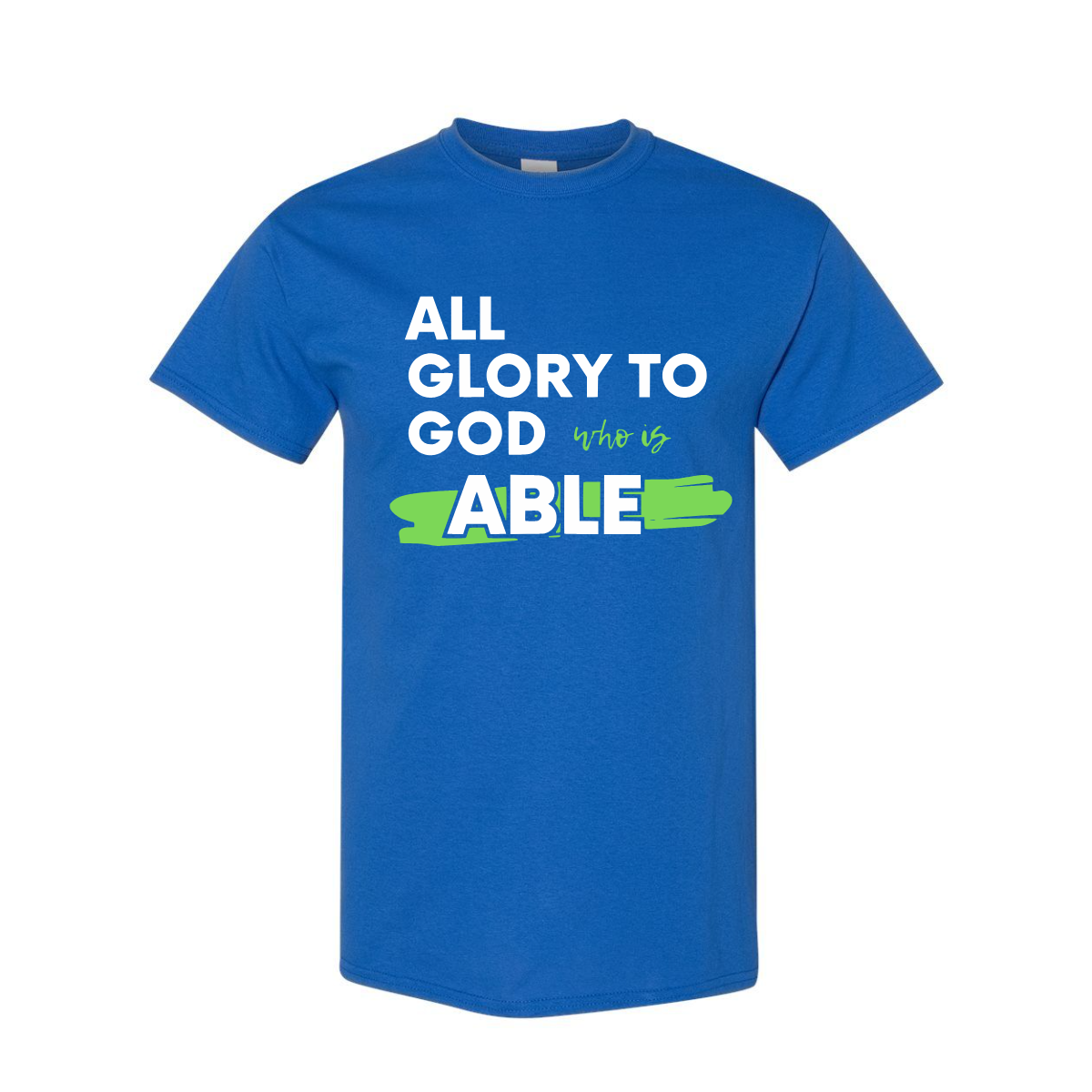All Glory to God Royal T-shirt